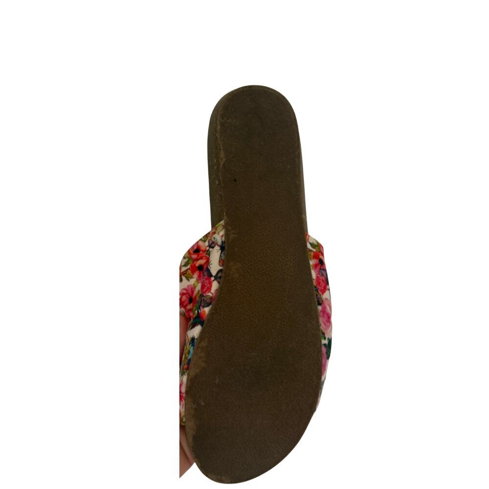 Blowfish Malibu Floral Bow Slide Sandals Size 7 - Picture 6 of 8